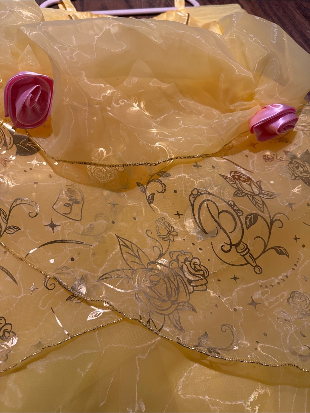Disney Yellow Belle-Inspired Princess Dress Costume - Picture 3 of 4